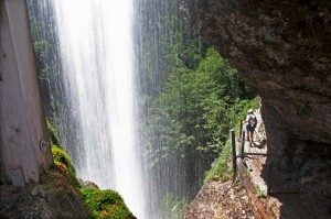 Wasserfall in Unken - der Satubfall